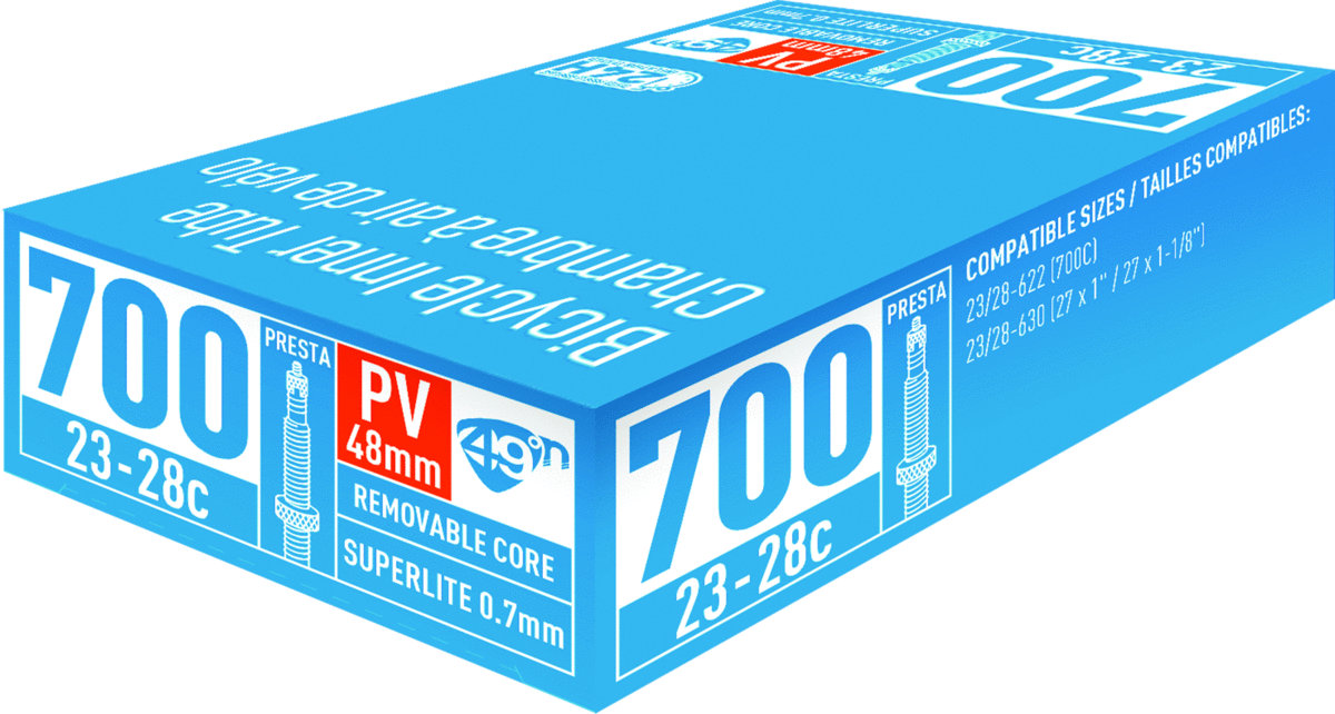 700x35–50 49N, 80mm, Superlite presta tube