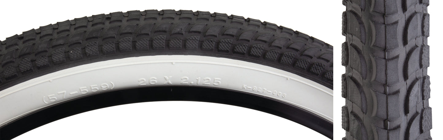 26 x 2.125 sunlite cruiser tire whitewall CST927