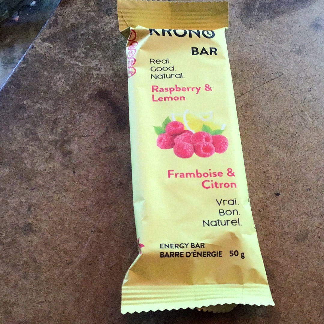 Krono bar raspberry energy lemon
