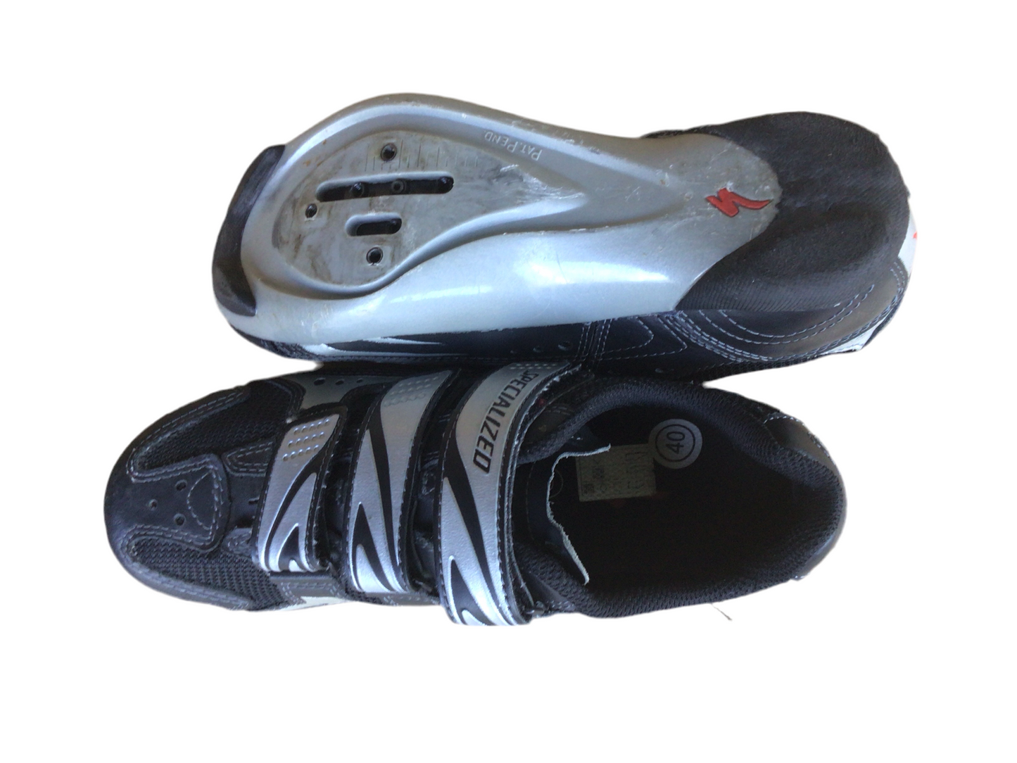 Specialized body geometry women's road shoe 40 black used