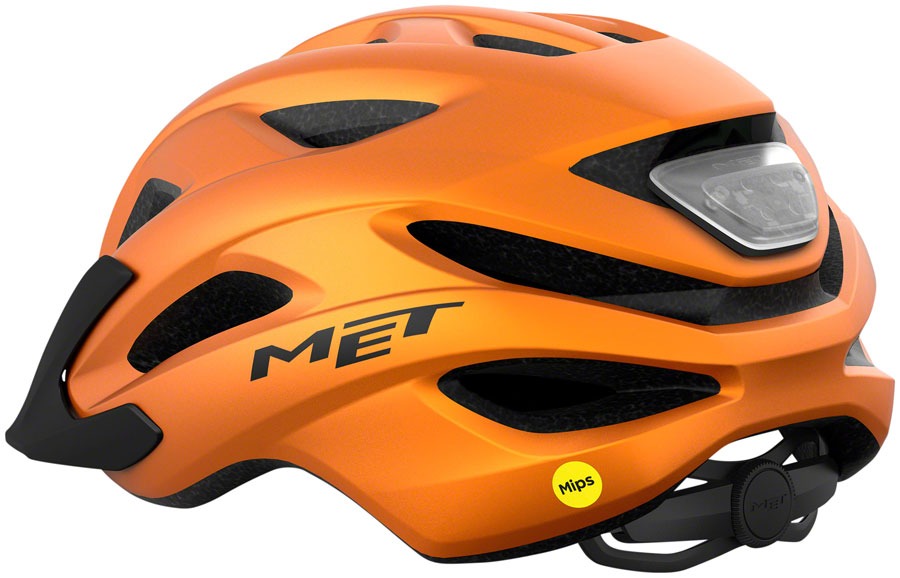 MET CROSSOVER MIPS HELMET - orange METALLIC, ONE SIZE