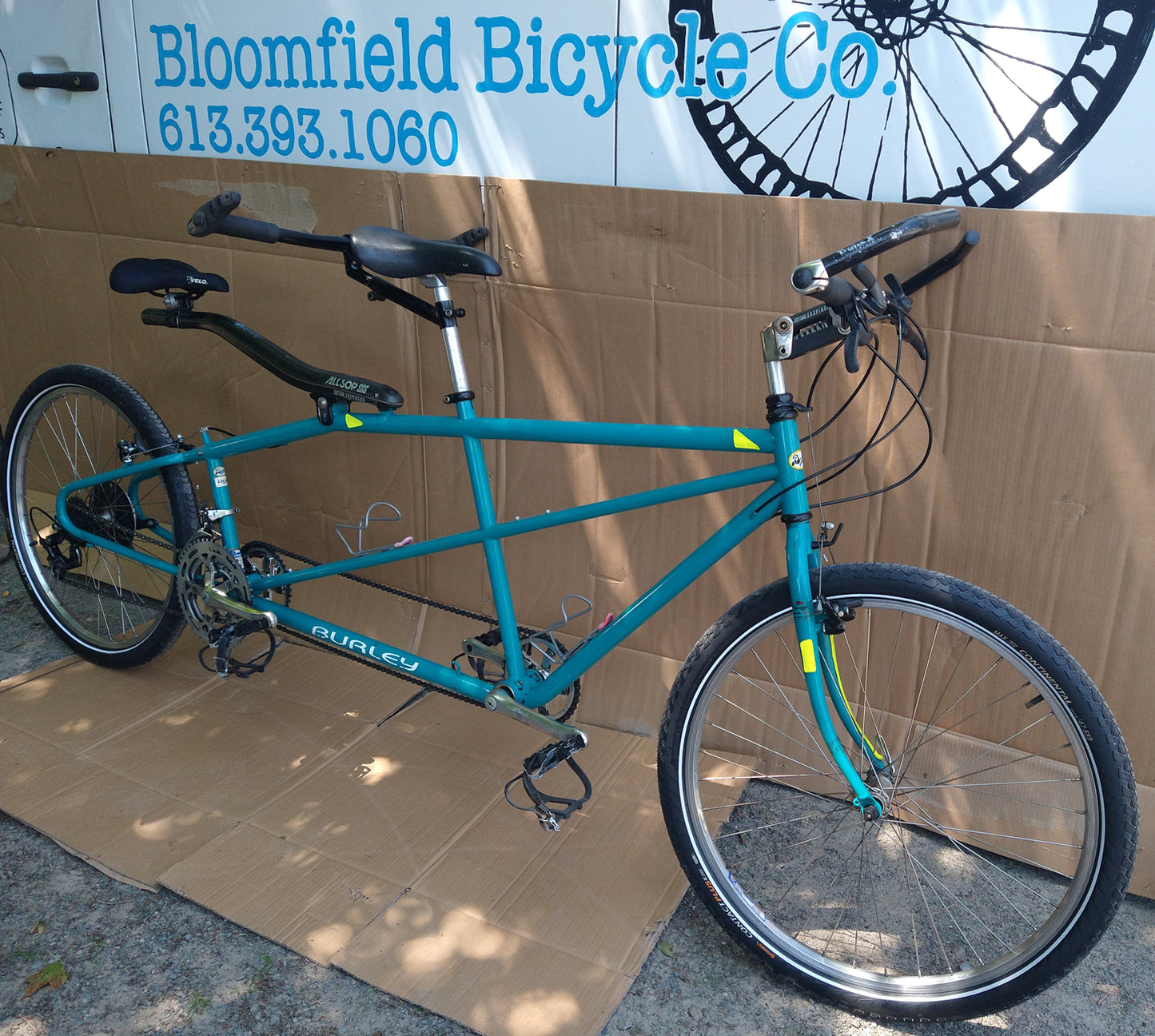 BURLEY Rock'nRoll Tandem with Allsop beam stoker Large USED consignment