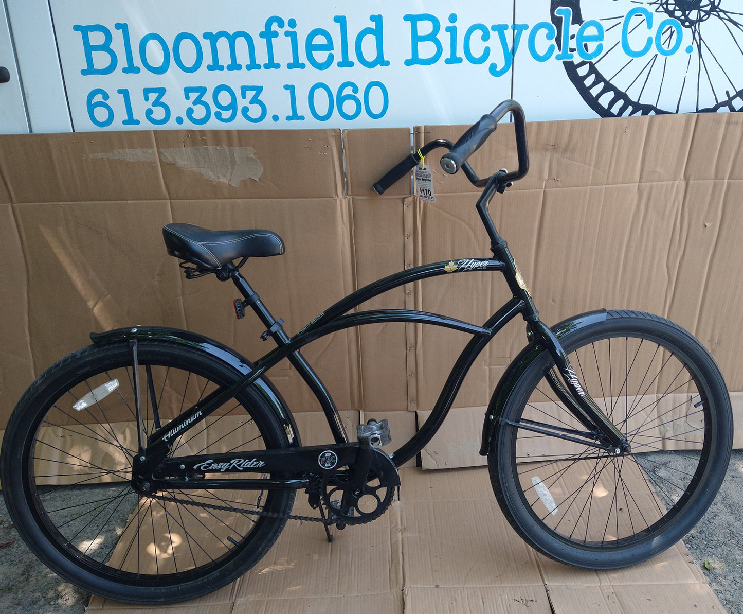 Hyper Vintage Cruiser Bike black coaster, one speed, used consignment no tax