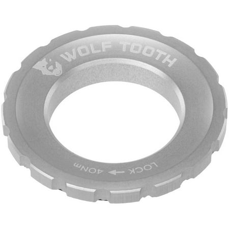 Wolf Tooth Components Centerlock Rotor Lockring Silver