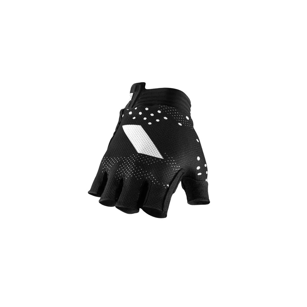 Road Gloves EXCEEDA Gel Womens Short Finger Glove Black - XL