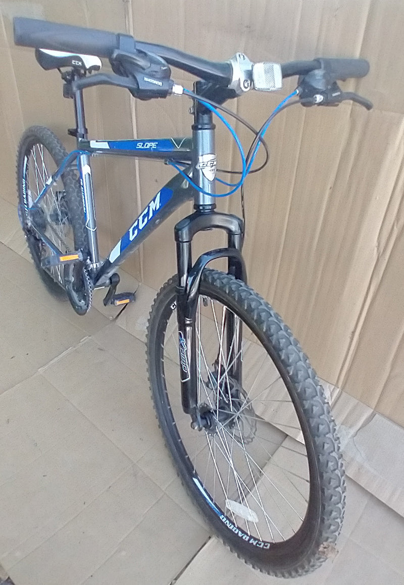 CCM Slope 26” mtb 21speed blue, USED,no tax,no warranty, on consignment