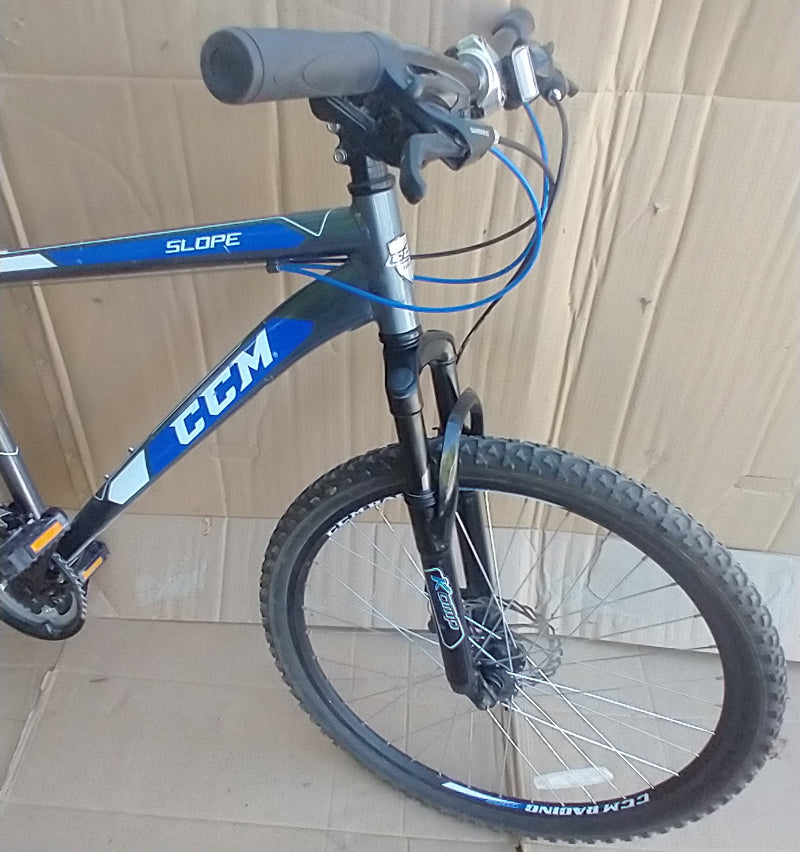 CCM Slope 26” mtb 21speed blue, USED,no tax,no warranty, on consignment