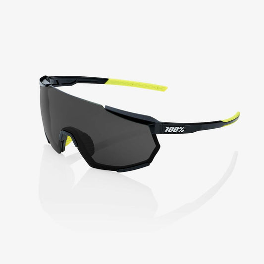 100 Percent RACETRAP 3.0 Sunglass- Soft Tact Black -smoke Lens