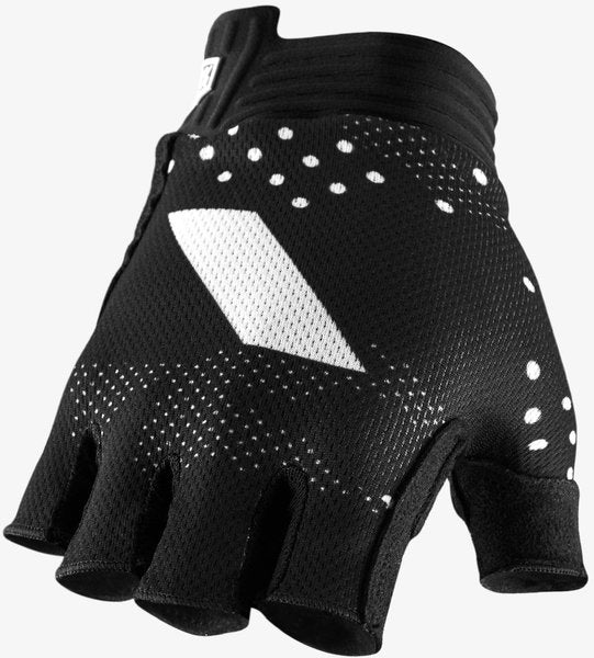 Road Gloves EXCEEDA Gel Short Finger Glove Black - SM