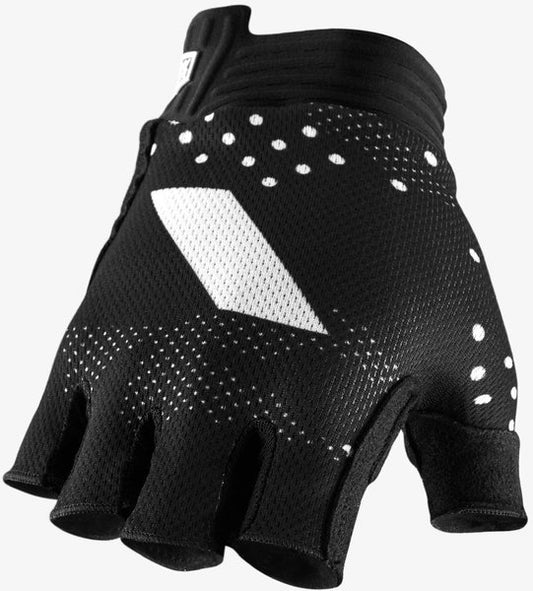 Road Gloves EXCEEDA Gel Short Finger Glove Black - LG