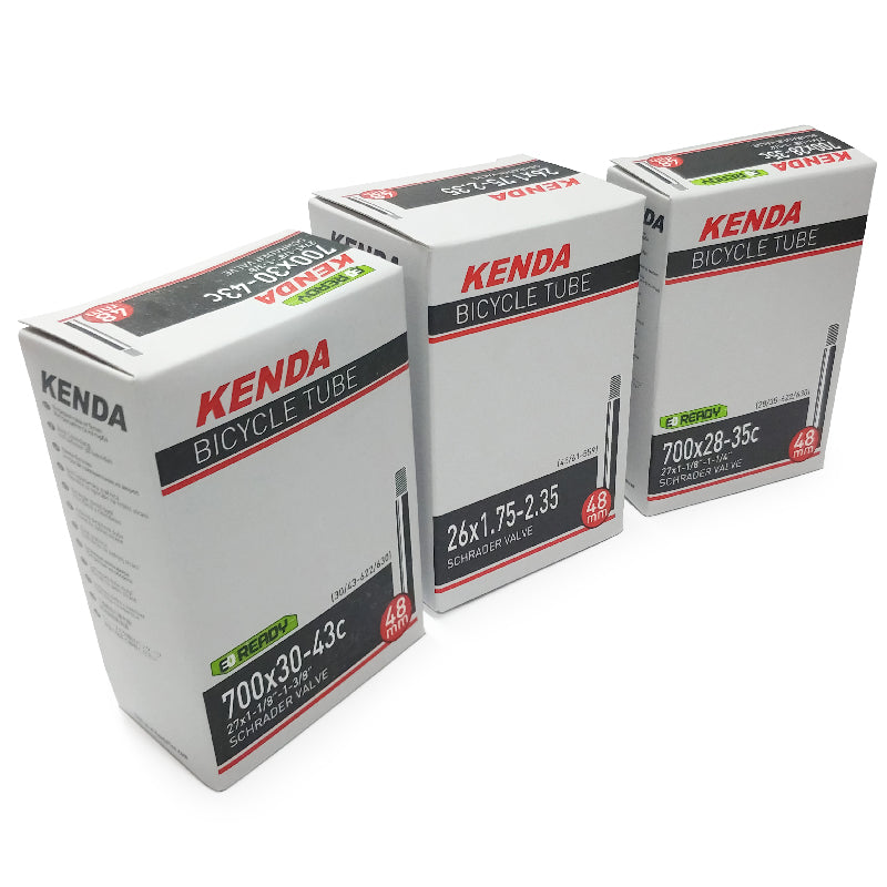 700x30–43 kenda, 48mm schrader tubes