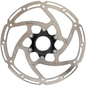 Tektro TR203-45 Disc Brake Rotor - 203mm, Center-Lock, 2.3mm Thickness, Silver