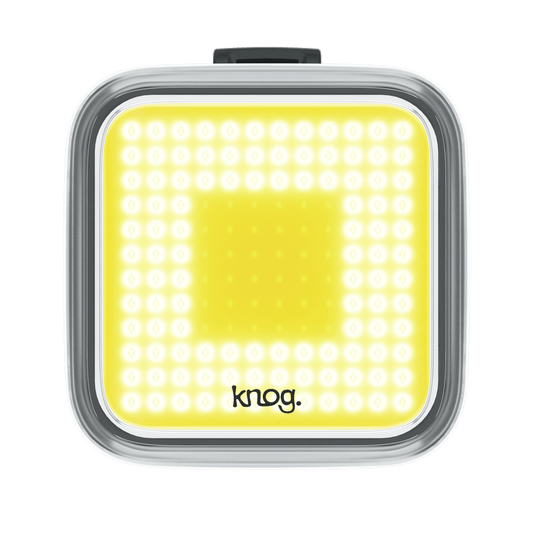 Knog blinder flash pattern bike light square 200 lumens white