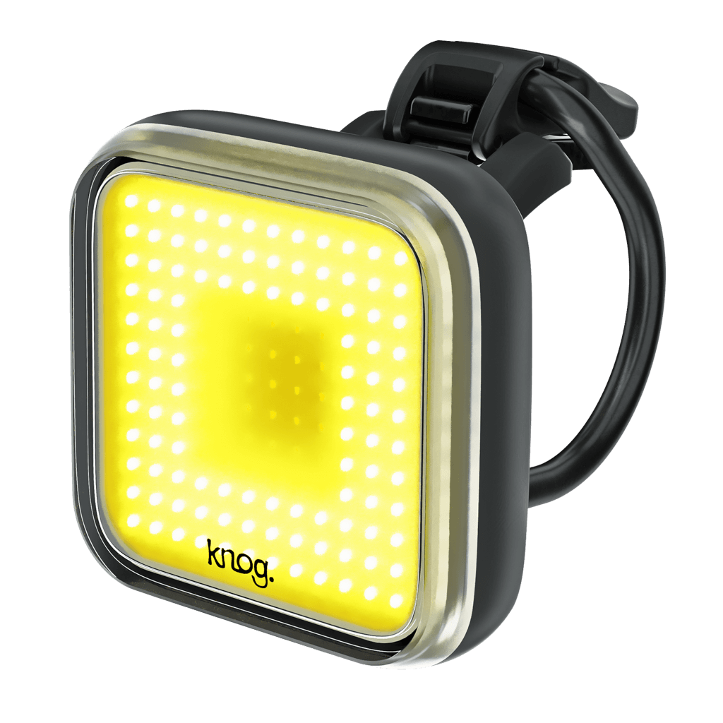 Knog blinder flash pattern bike light square 200 lumens white