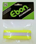 ebon velcro reflective pant straps yellow