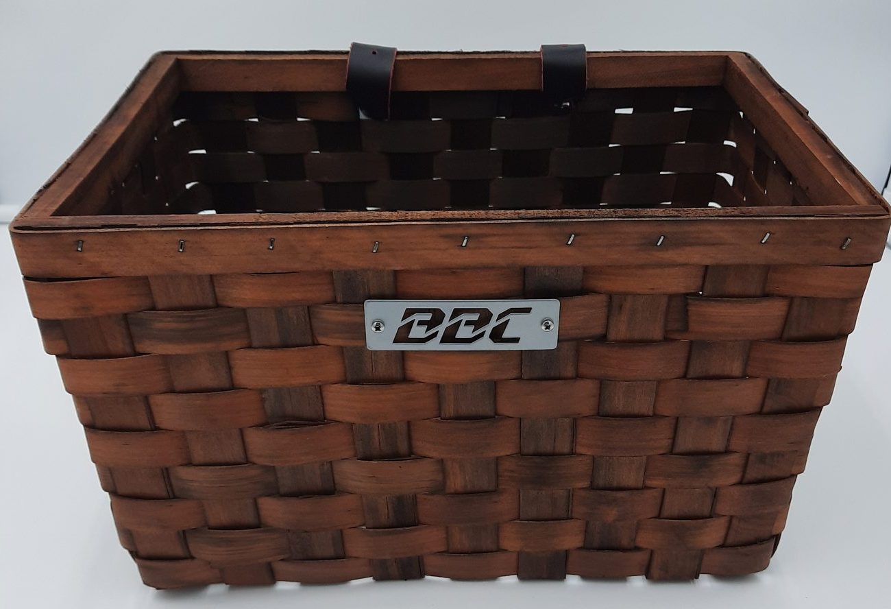 BBC square raffia basket