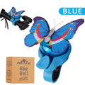 Blue butterfly bell