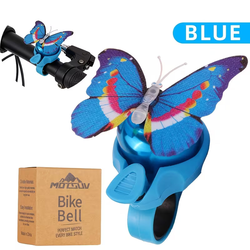 Blue butterfly bell