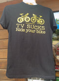 TV-SUCKS W's Tshirt,black,S