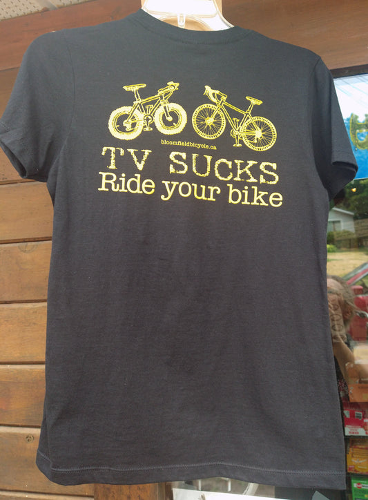 TV-SUCKS W's Tshirt,black,L