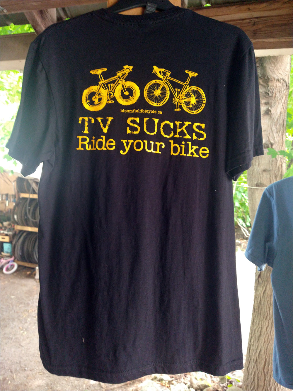 TV-SUCKS mens Tshirt,black,XXL