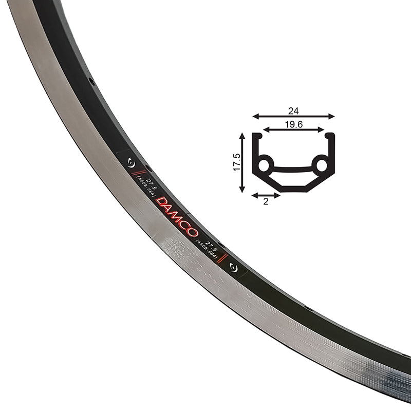 27.5 Damco 36H doublewall rim
