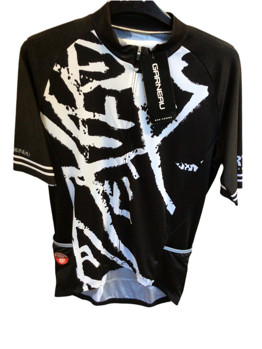 Louis Garneau art factory jersey black M