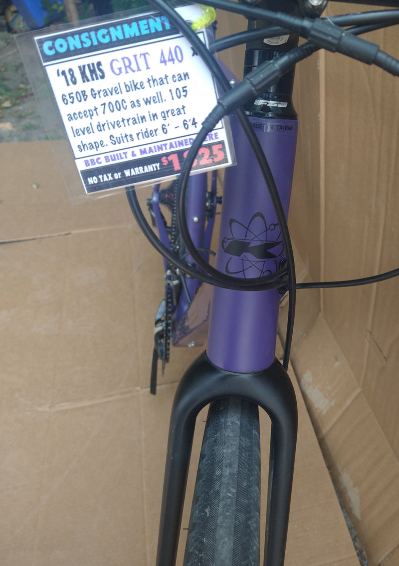 2018 KHS Grit 440 (XL) 650b/700c USED, consignment, no tax, no warranty