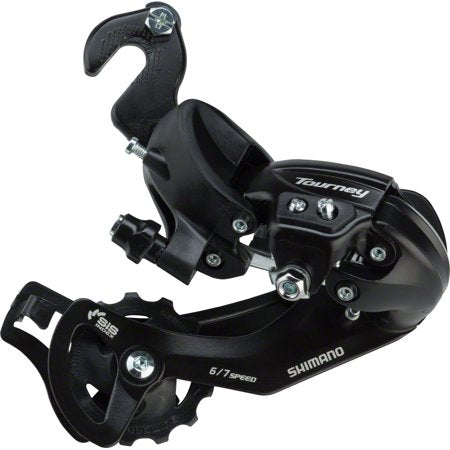 Shimano Tourney RD-TY300 6/7-Speed Long Cage Rear Derailleur with Frame