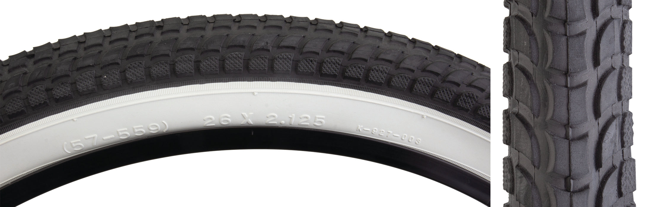 26 x 2.125 sunlite cruiser tire whitewall CST927