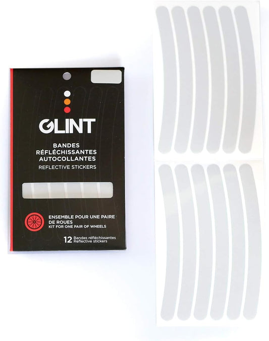 GLINT Reflective, Wheel Stickers, White, Kit - WW01