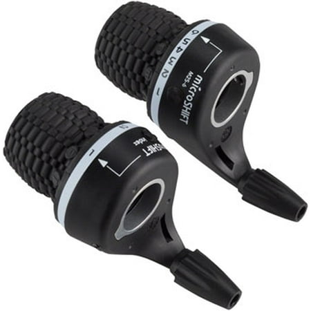 microSHIFT MS25 Twist Shifter Set 6-Speed Triple Shimano Compatible