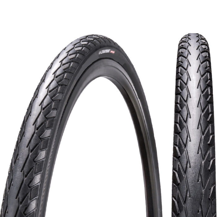 700 × 38 wire bead tire with Hippo Protection black