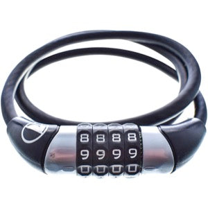 Rocky mounts Curly coil cable combo lock