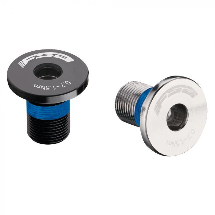 FSA Crankset Part, Crank Bolt, M12, Black, (MegaExo 19mm cranks - Gamma/Omega/Patterson)