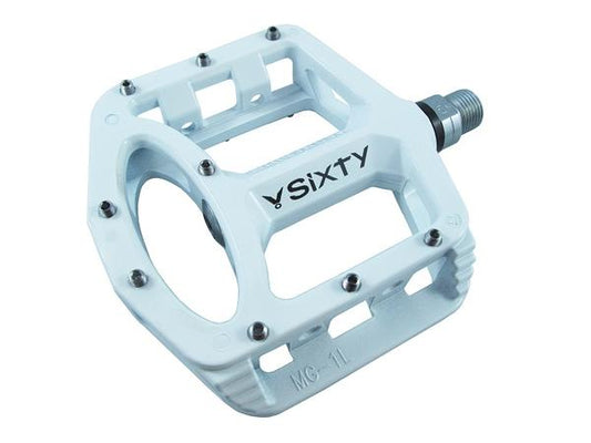 V-Sixty MG1 Magnesium white Sealed Flat/Platform Pedal,