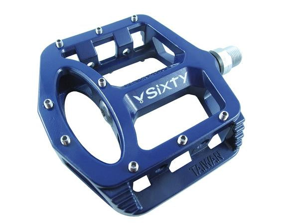 blue V-Sixty MG1 Magnesium Sealed Flat/Platform Pedal,