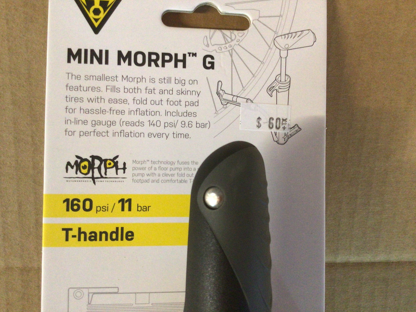 Topeak minimorph G mini floor pump