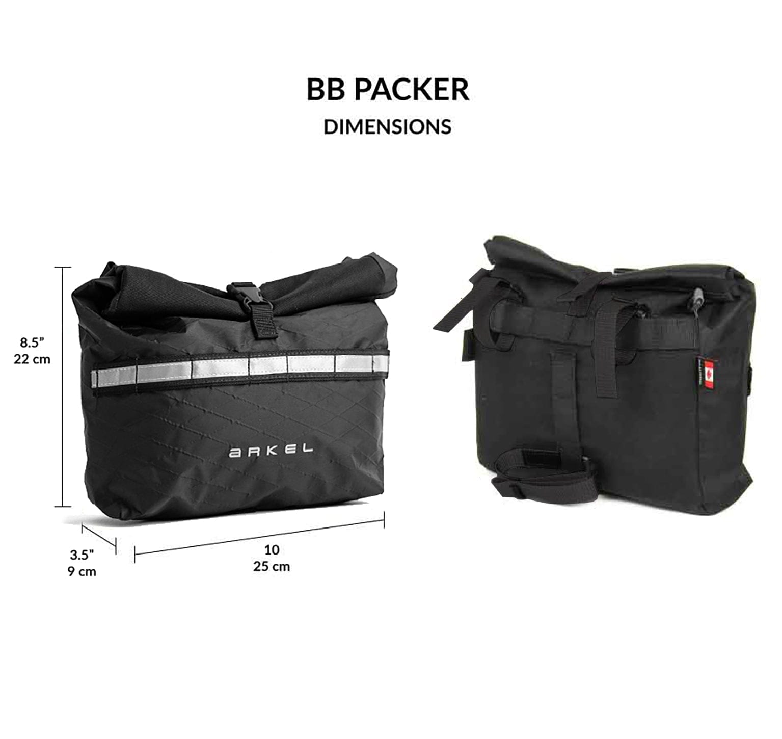 Arkel BB Packer - Handlebar Bag XPac Black / 5 L