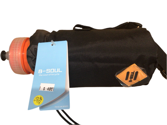 B-Soul insulated bicycle handlebar bottle stuff sack (L)