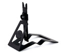 Floor bicycle display stand for rear wheel adjustable size