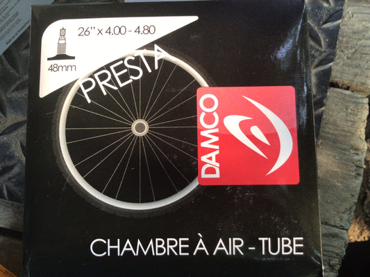 26"x4.0–4.8 damco 48mm presta tube