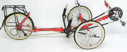 GREENSPEED GT3 RECUMBENT TRIKE (1st Gen) folding USED, Consignment w/ extras!
