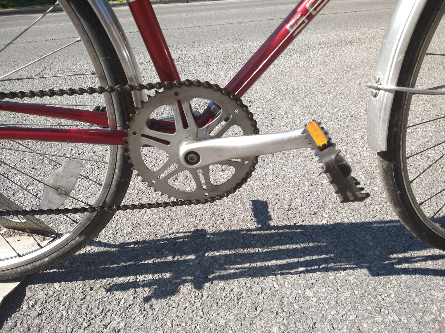 Sekine 56cm Hybrid Red,used, no tax, no warranty