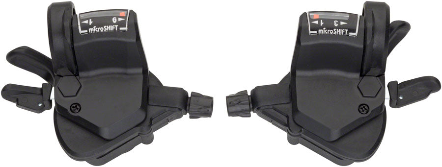 microshift TS39-7 3x7 thumb tap trigger shifters