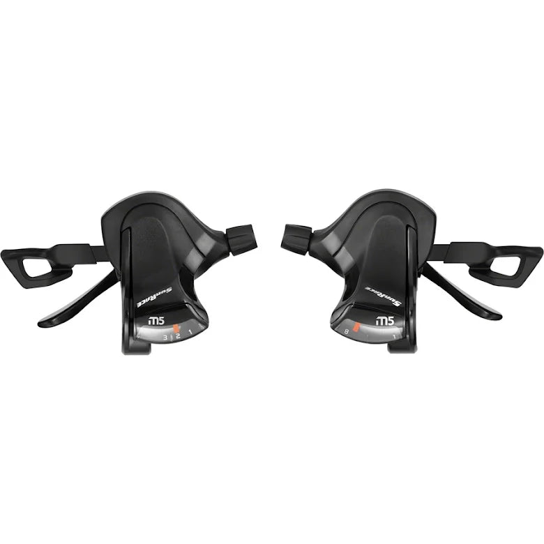 SunRaceM503 Flat Bar Trigger Shifter Set - 3 x 8-Speed Dual Lever