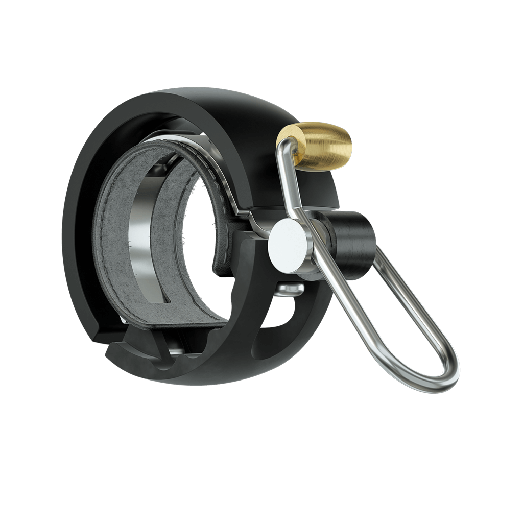 knog oi luxe bicycle bell,small,black