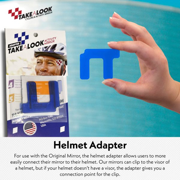 Take-a-look mirror adaptor