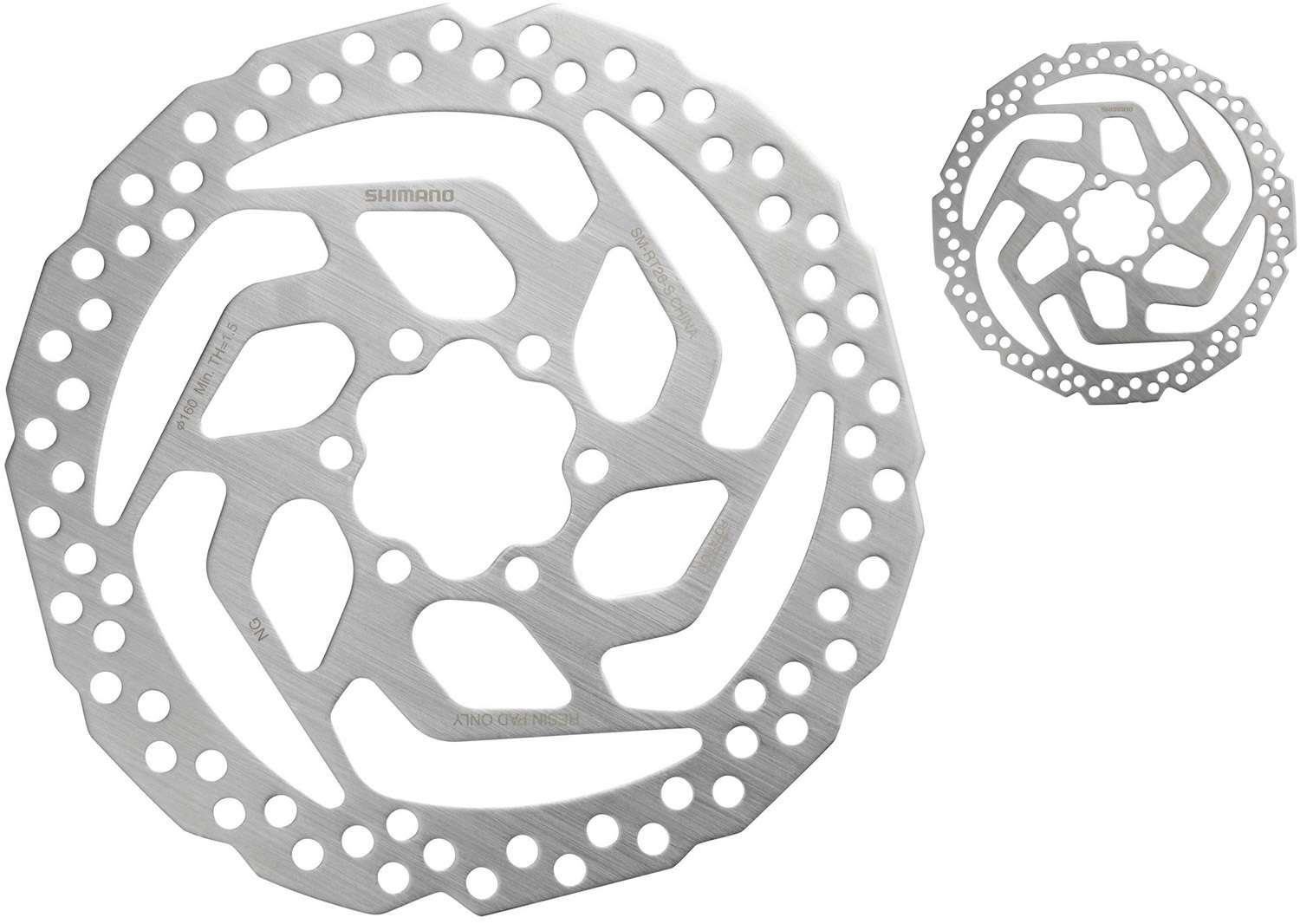 Shimano SM-RT26 160mm disc brake rotor 6-bolt