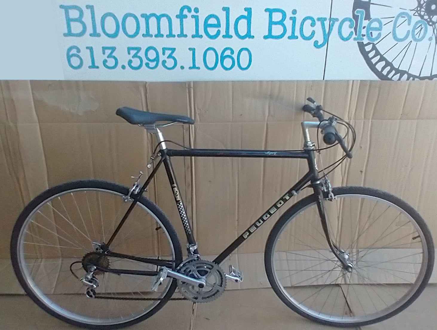 Peugeot U06 hybrid conversion 12 speed, USED, 56cm